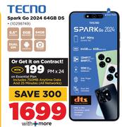 Tecno Spark Go 2024 64GB DS-On Essential Plan