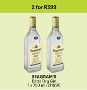 Seagram's Extra Dry Gin-For 2 x 750ml
