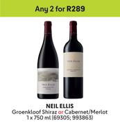 Neil Ellis Groenkloof Shiraz Or Cabernet/Merlot-For Any 2 x 750ml