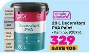 Simple Choice Decorators PVA Paint-20L