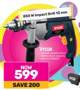 Ryobi 850W Impact Drill 13mm