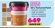 Simple Choice Textured Paint-20L