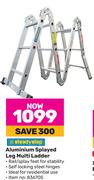 Steady Step Aluminium Splayed Leg Multi Ladder