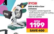 Ryobi 850W Mitre Saw HMS850