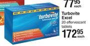Turbovite Excel 20 Effervescent Tablets-Each