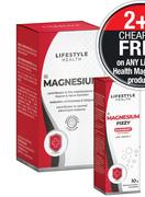 Lifestyle Health Magnesium Fizzy 10 Effervescent Tablets-Each