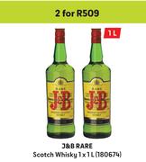 J&B Rare Scotch Whisky-For 2 x 1Ltr