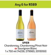 Spier Chardonnay, Chardonnay/Pinot Noir Or Sauvignon Blanc-For Any 6 x 750ml