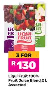 Liqui Fruit 100% Fruit Juice Blend Assorted-For 3 x 2L