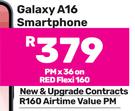 Samsung Galaxy A16 Smartphone-On Red Flexi 160