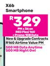 2 x Honor X6b Smartphone-On Red Flexi160 & Promo 1GB Data