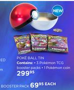 Poke Ball Tin Booster Pack-Each