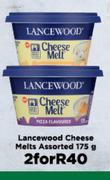Lancewood Cheese Melts Assorted-For 2 x 175g