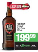 Red Heart Original Dark Rum-750ml