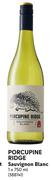 Porcupine Ridge Sauvignon Blanc-750ml Each