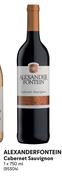 Alexander Fontein Cabernet Sauvignon-750ml Each
