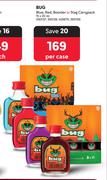 Bug Blue, Red, Booster Or Stag Carry Pack-15 x 20ml Per Case