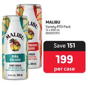 Malibu Variety RTD Pack-12 x 300ml Per Case