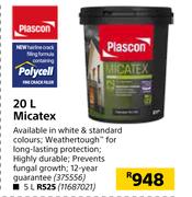 Plascon 5Ltr Micatex