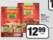 Royco Pasta Sauce Assorted-37g-45g Each