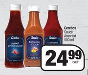 Cerebos Sauce Assorted-500ml Each