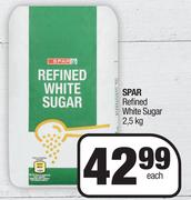 Spar Refined White Sugar-2.5Kg Each