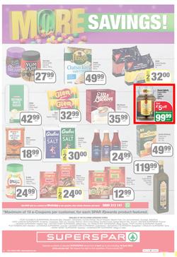 SUPERSPAR EASTERN CAPE : Get More Easter Savings (05 April - 18 April 2022) | Valid In Bluewater Bay, Despatch, Gelvandale, Hunters Retreat, Mount Pleasant, Newton Park, Our, Sunridge, page 12