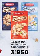 Balocco Mini Wafer Cubes Assorted-For 3 x 125g