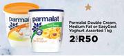 Parmalat Double Cream, Medium Fat Or Easy Gest Yoghurt Assorted-For 2 x 1Kg