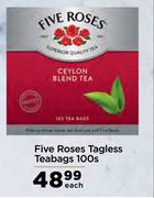 Five Roses Tagless Teabags-100s Each