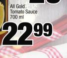 0 All Gold Tomato Sauce-700ml 