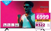 Hisense 58" UHD Smart TV 58A6H