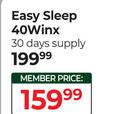 Easy Sleep 40 Winx-30 Days Supply