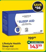 Lifestyle Health Sleep Aid-60 Vegecapsules