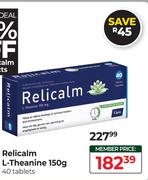 Relicalm L-Theanine 150g-40 Tablets