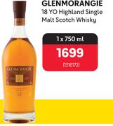 Glenmorangie 18 Yo Highland Single Malt Scotch Whisky-750ml