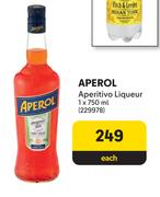 Aperol Aperitivo Liqueur-750ml Each