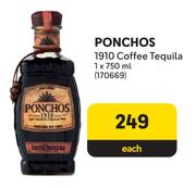 Ponchos 1910 Coffee Tequila-750ml Each