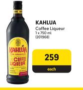 Kahlua Coffee Liqueur-750ml Each