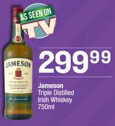 Jameson Triple Distilled Irish Whisky-750ml
