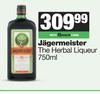 Jagermeister The Herbal Liqueur-750ml