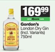 Gordon's London Dry Gin-750ml
