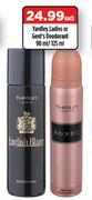 Yardley Ladies Or Gents Deodorant-90/125ml Each