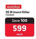 Eurolux 20W Insect Killer 132963-Each