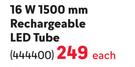 Power 4Less 16W 1500mm Rechargeable LED Tube 444400-Each