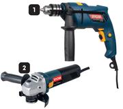 Ryobi 115 mm 900 W Angle Grinder G-915-Each