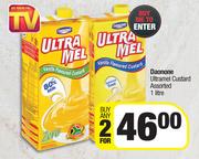 Danone Ultramel Custard Assorted-For 2 x 1L
