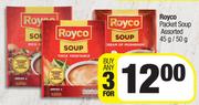 Royco Packet Soup Assorted-For 3 x 45g/50g