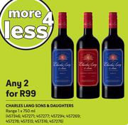 Charles Lang Sons & Daughters Range-For Any 2 x 750ml
