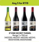 D'Vine Secret Tunnel Range-For Any 3 x 750ml